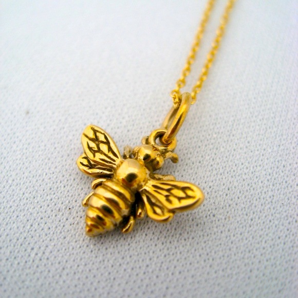 Jen Ellis Little Something’s Busy Mini Necklace Gold - Picture 1 of 3